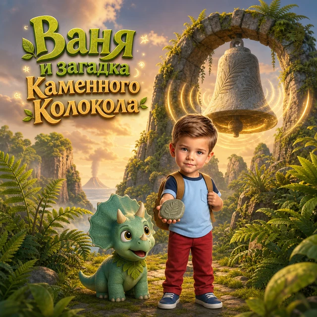 Обложка книги «Ваня и загадка Каменного Колокола»
