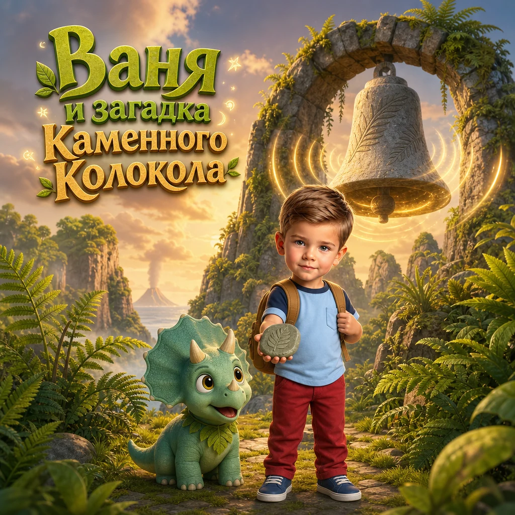 Обложка книги «Ваня и загадка Каменного Колокола»