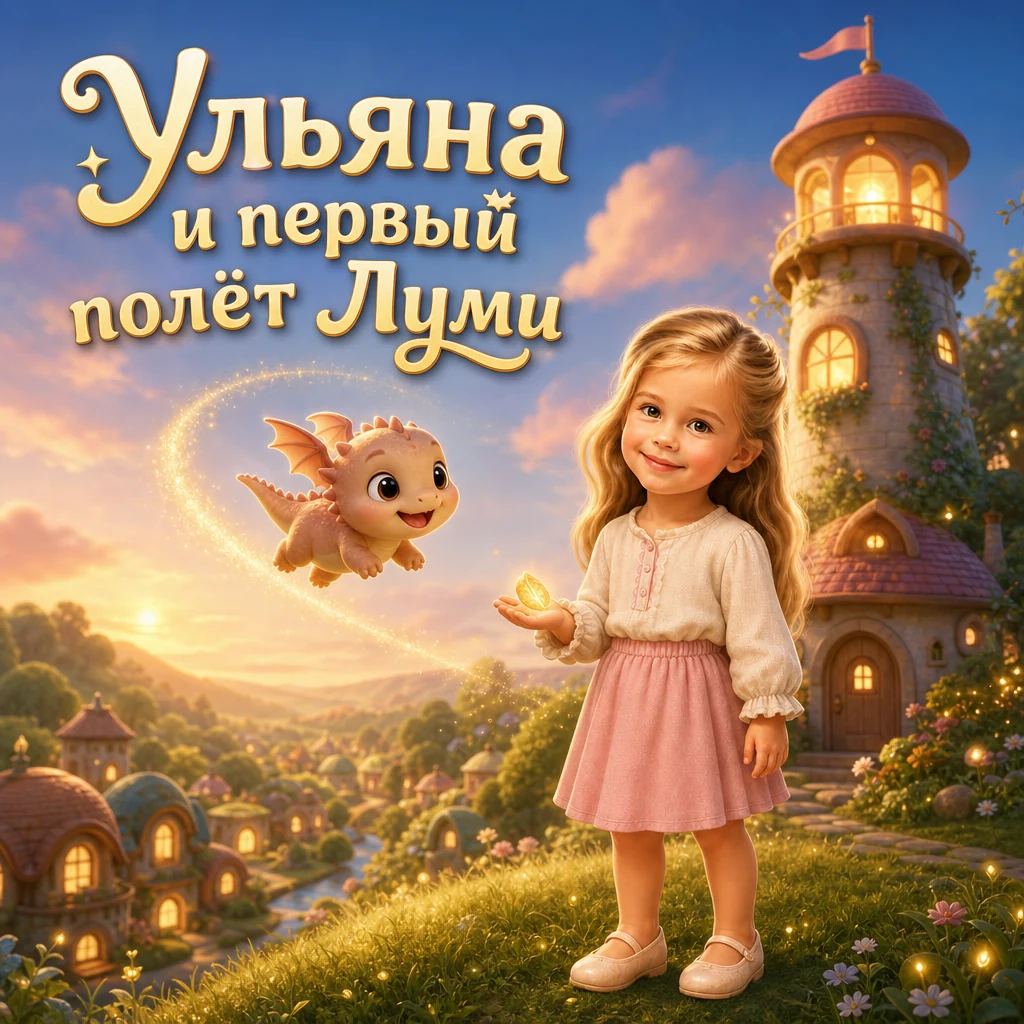 Обложка книги «Ульяна и первый полёт Луми»