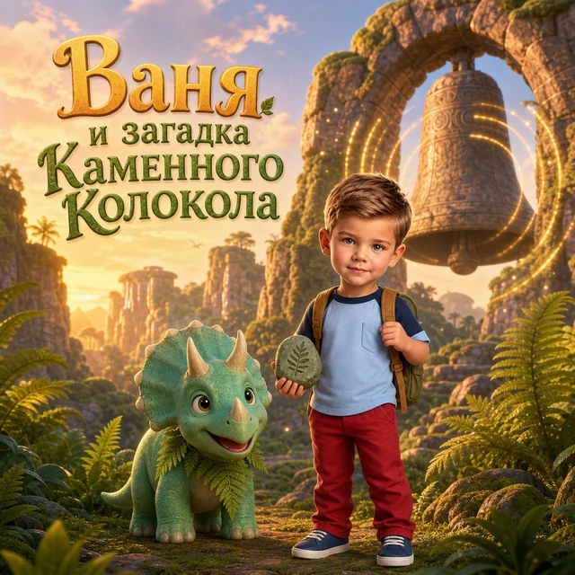 Обложка книги «Ваня и загадка Каменного Колокола»