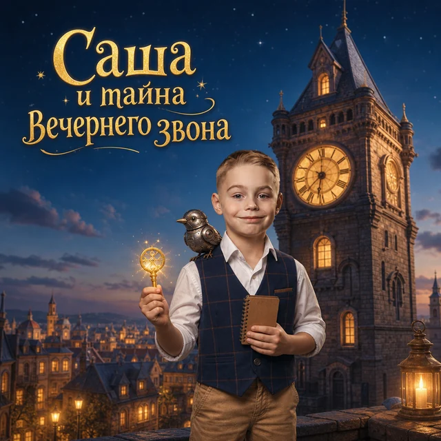 Обложка книги «Саша и тайна вечернего звона»