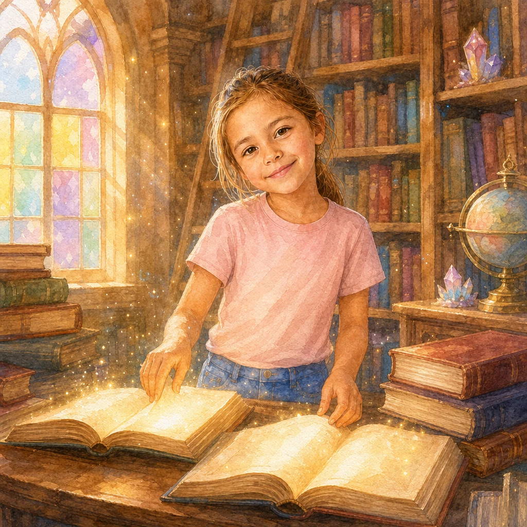 Демо-разворот 1 книги «Вика в Лабиринте потерянных слов»