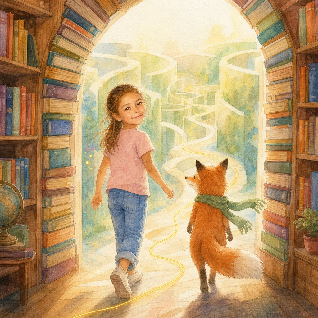 Демо-разворот 4 книги «Вика в Лабиринте потерянных слов»